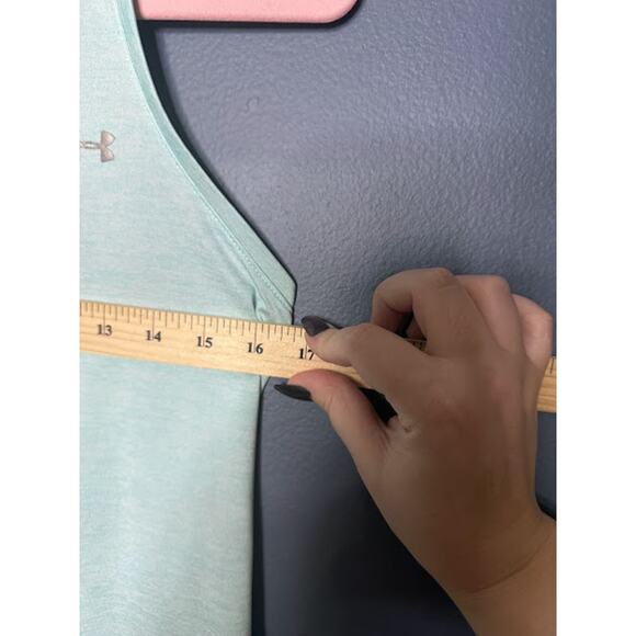 Under Armour Heat Gear Women's Tank Top Size Small Light Blue Gym Lightweight - Picture 5 of 6